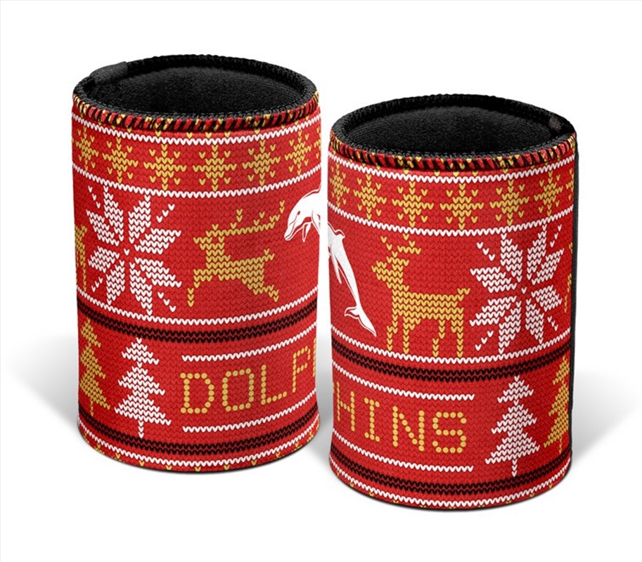 NRL: Dolphins - Xmas Can Cooler/Product Detail/Coolers & Accessories