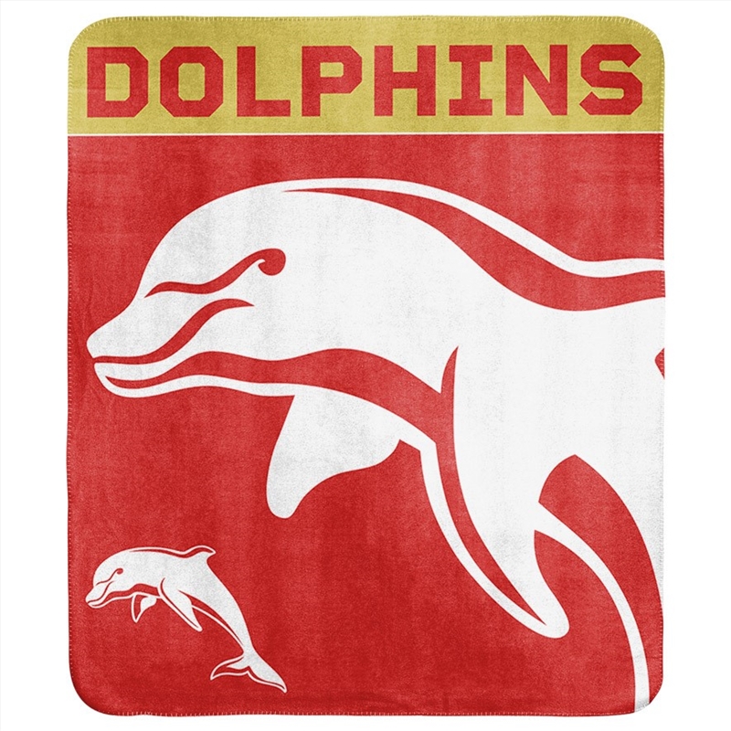 NRL: Dolphins - Polar Fleece Blanket/Product Detail/Homewares