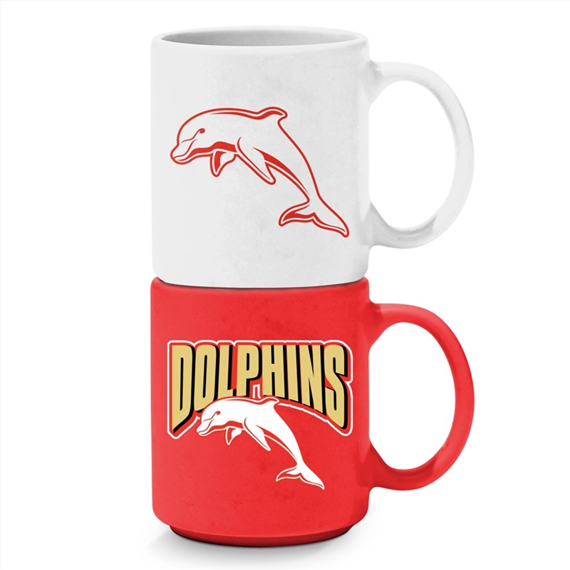 NRL: Dolphins - Stackable Mugs/Product Detail/Mugs