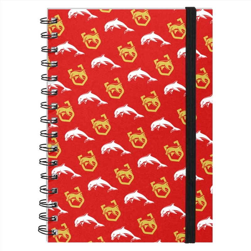 NRL: Dolphins - Hard Cover Notebook/Product Detail/Notebooks & Journals