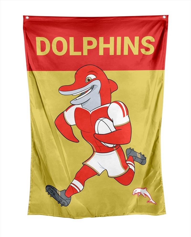 NRL: Dolphins - Mascot Wall Flag/Product Detail/Posters & Prints