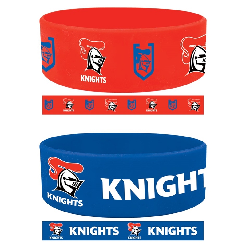 NRL: Knights - Set Of 2 Wrist Bands/Product Detail/Jewellery