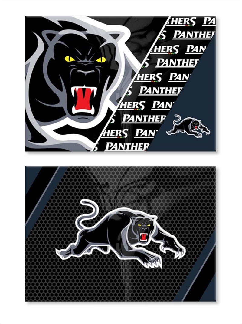 NRL: Panthers - Set Of 2 Magnets/Product Detail/Stationery