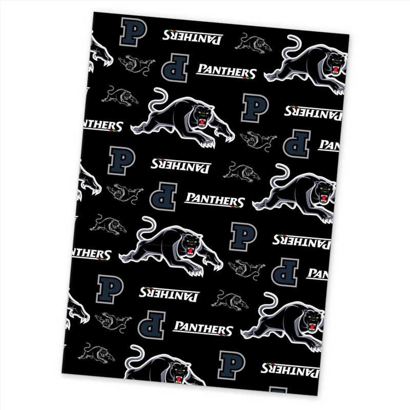 NRL: Panthers - Wrapping Paper/Product Detail/Party Accessories