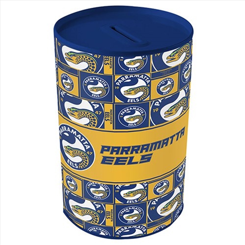 NRL: Parramatta Eels - Tin Money Box/Product Detail/Collectables