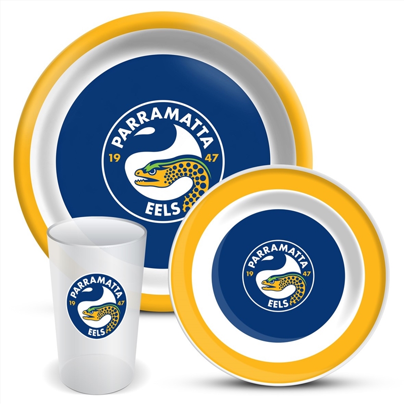NRL: Parramatta Eels - 3Pce Dinner Set/Product Detail/Diningware