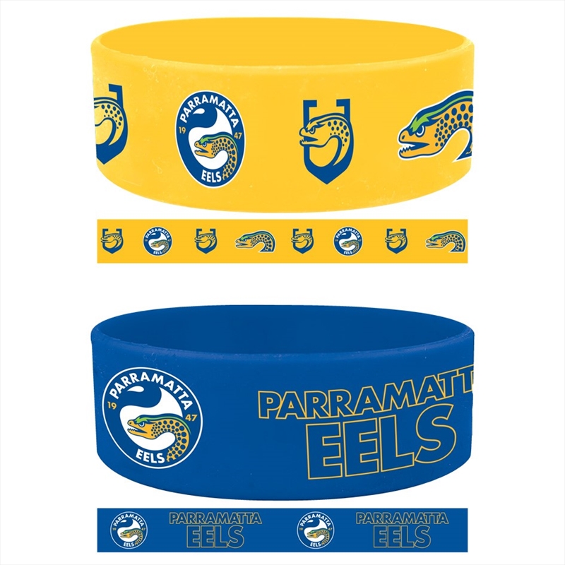 NRL: Parramatta Eels - Set Of 2 Wrist Bands/Product Detail/Jewellery