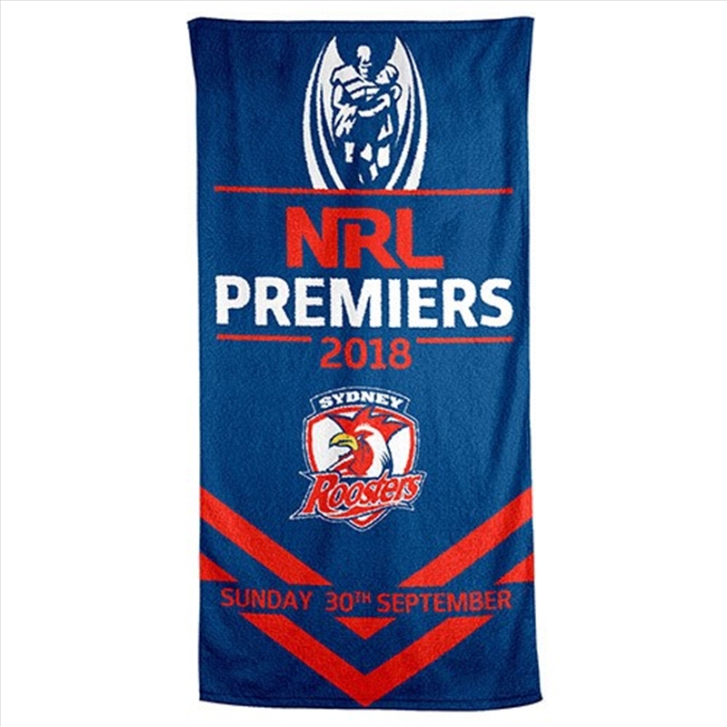 NRL: Roosters - Gf18 Roosters Beach Towel/Product Detail/Manchester