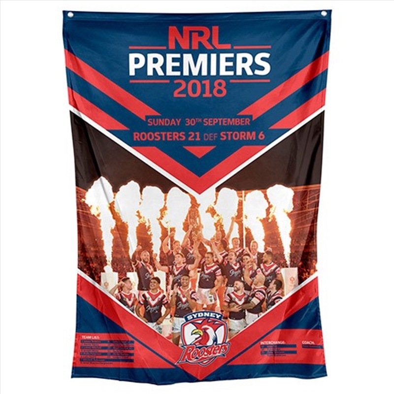 NRL: Roosters - Gf18 Roosters Wall Flag -P2/Product Detail/Posters & Prints