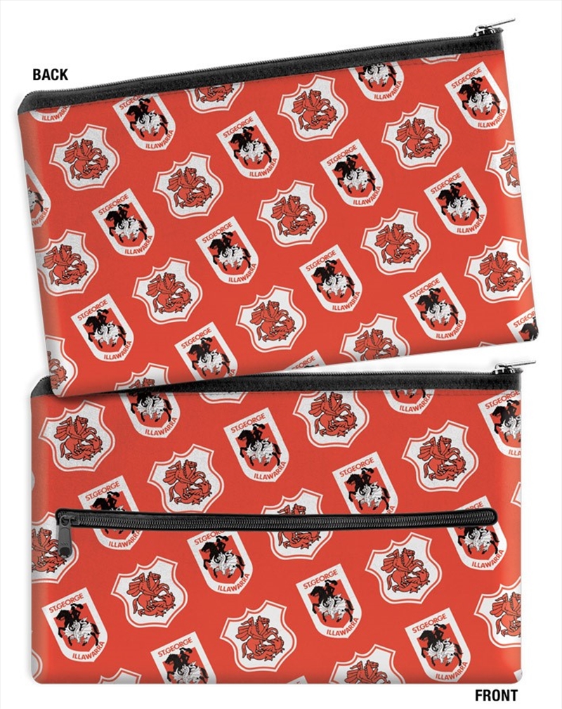 NRL: St George Dragons - Large Pencil Case/Product Detail/Pencil Cases
