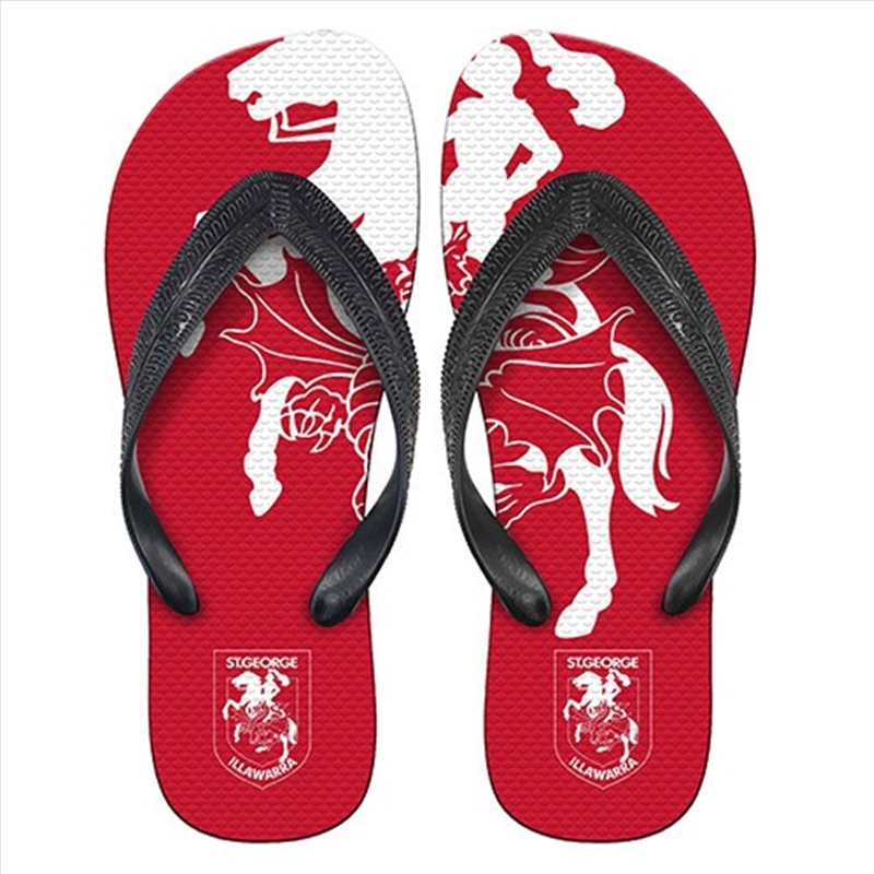 NRL: St George Dragons - Thongs - L/Product Detail/Footwear