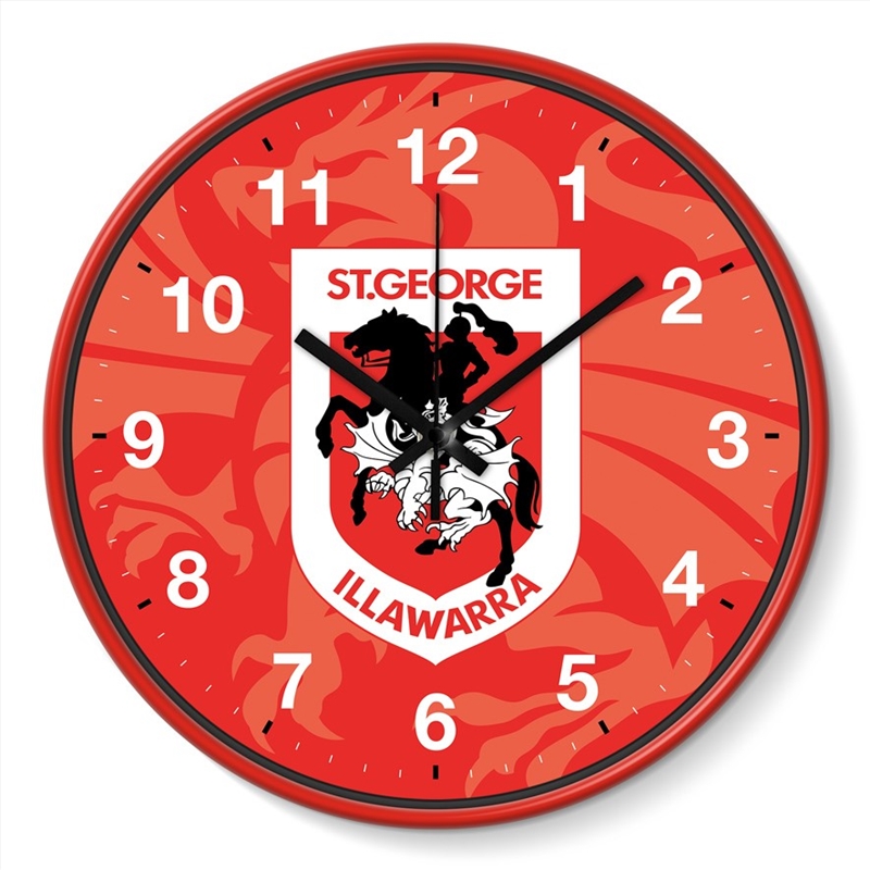 NRL: St George Dragons - Wall Clock/Product Detail/Clocks
