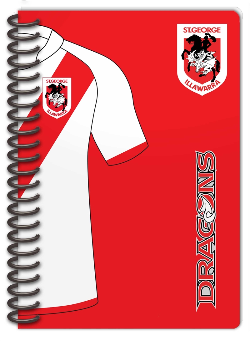 NRL: St George Dragons - S/2 Notebook/Product Detail/Notebooks & Journals
