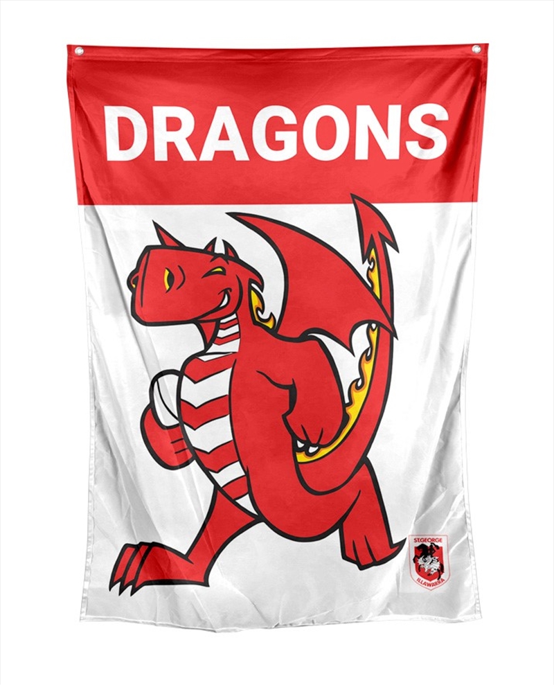 NRL: St George Dragons - Mascot Wall Flag/Product Detail/Posters & Prints