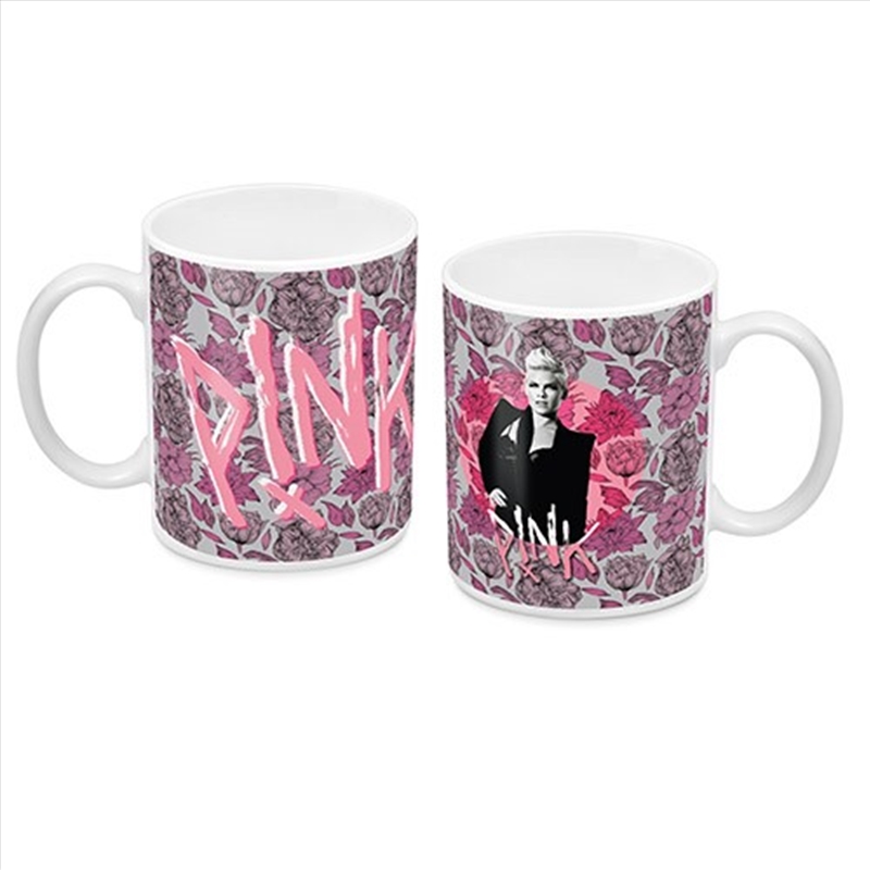 Pink - Pink Floral Mug/Product Detail/Mugs
