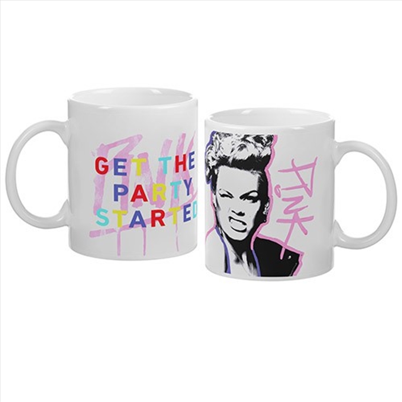Pink - Pink Party Started Mug/Product Detail/Mugs
