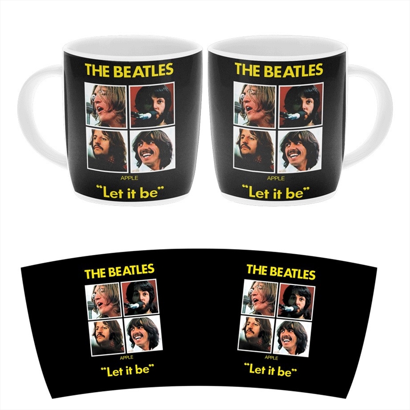 The Beatles - Let It Be Black Coffee Mug/Product Detail/Mugs