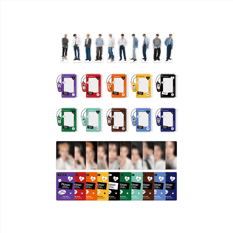 Treasure - Pleasure Special Mini Album Official Md Mini Acrylic Stand + Pvc Pouch Set Yoon Jae Hyuk/Product Detail/KPOP Merch