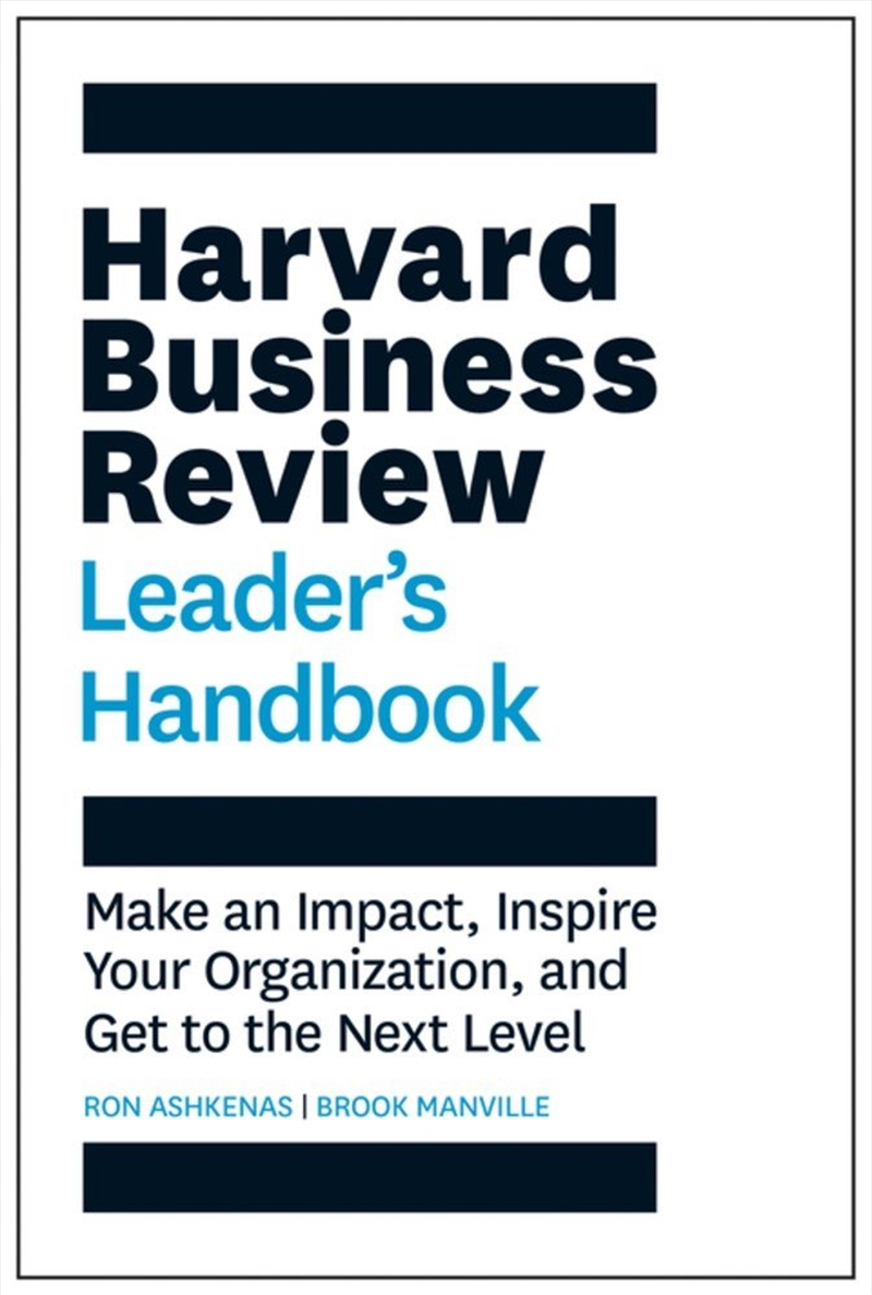Harvard Business Review Leader's Handbook/Product Detail/Reading