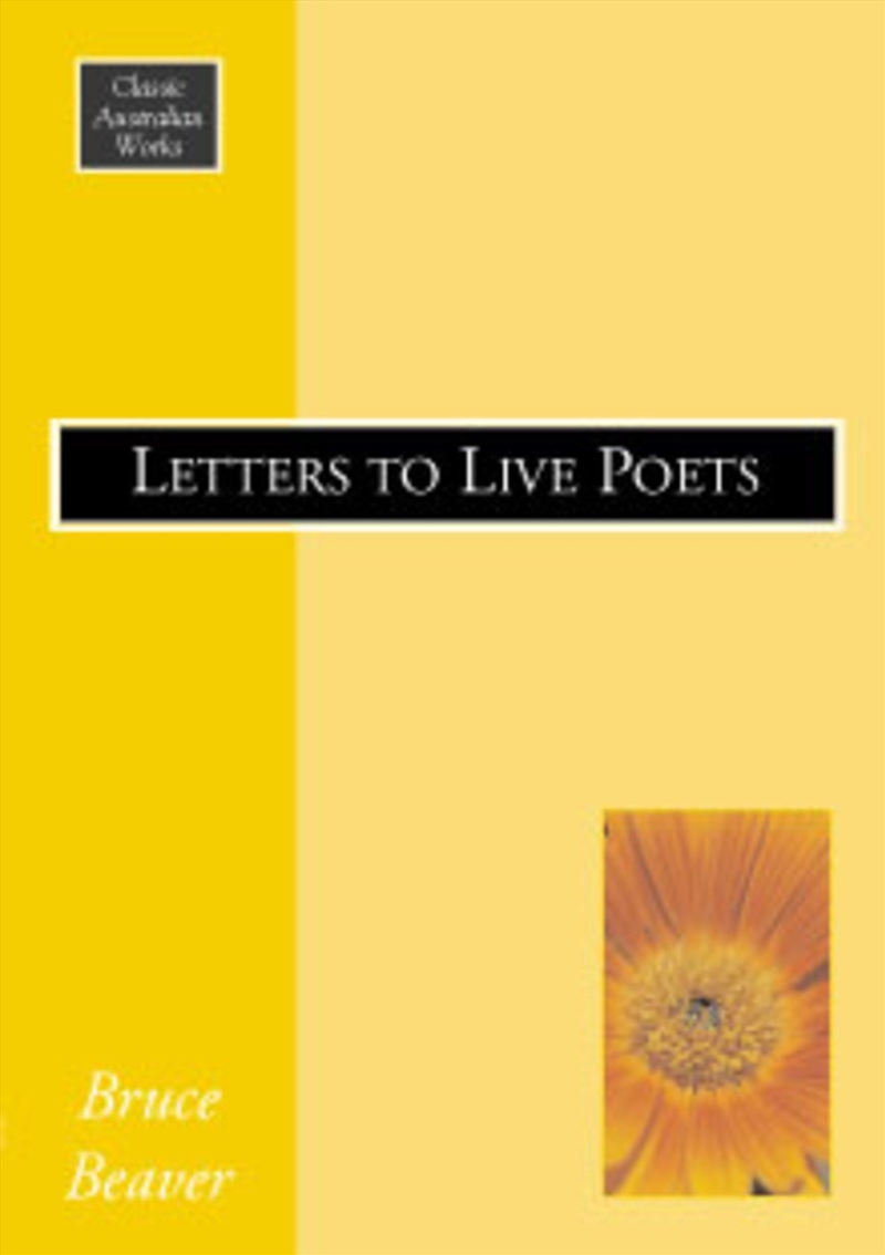 Letters to Live Poets/Product Detail/Reading