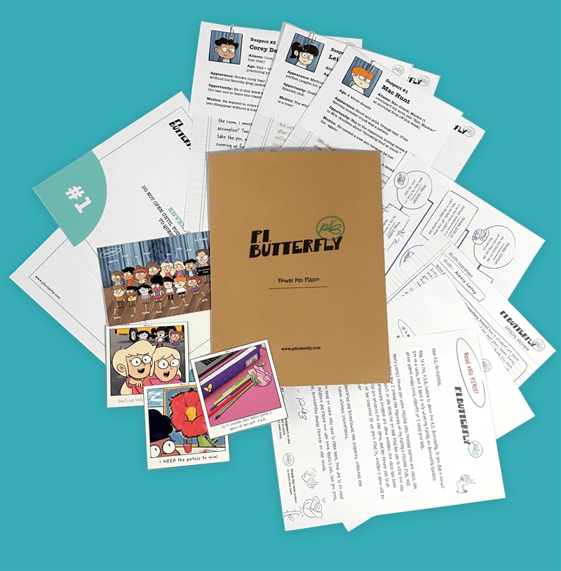 P.I. Butterfly Mini Mysteries/Product Detail/Kids Activity Books