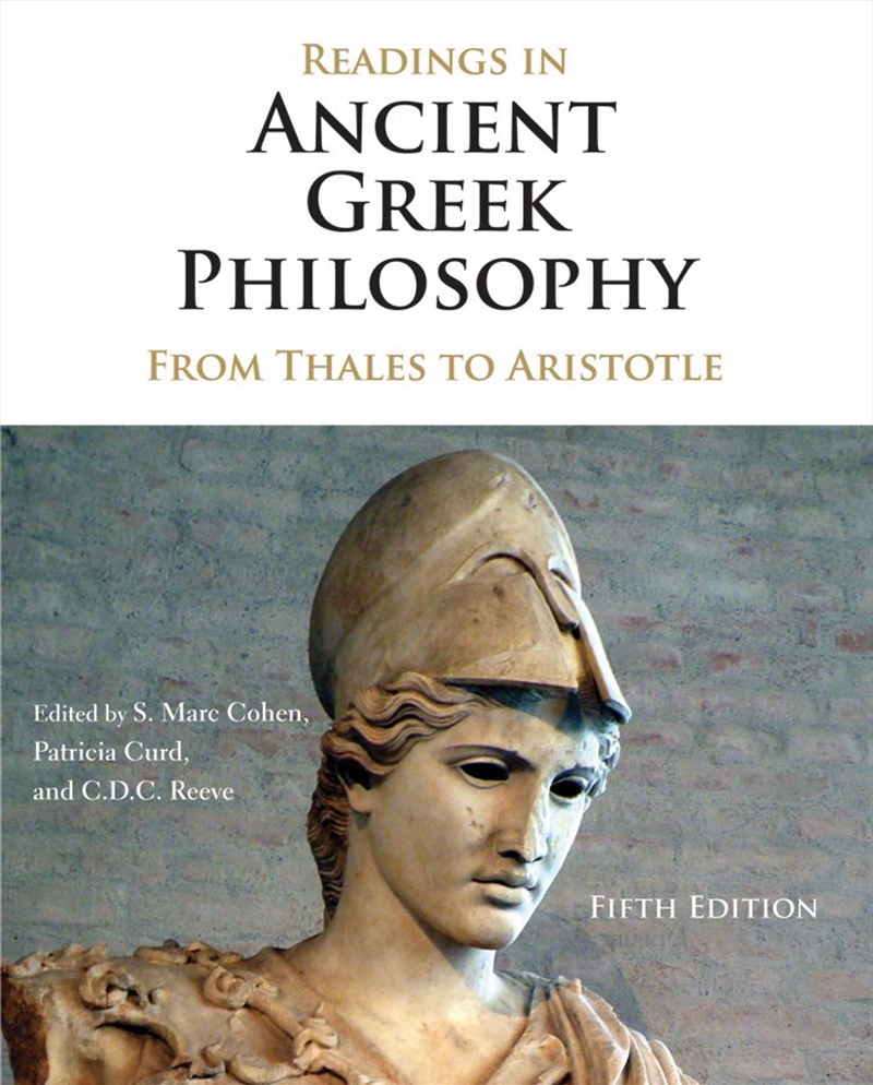 Readings in Ancient Greek Philosophy/Product Detail/Reading
