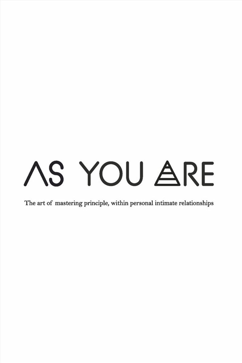 As You Are/Product Detail/Self Help & Personal Development