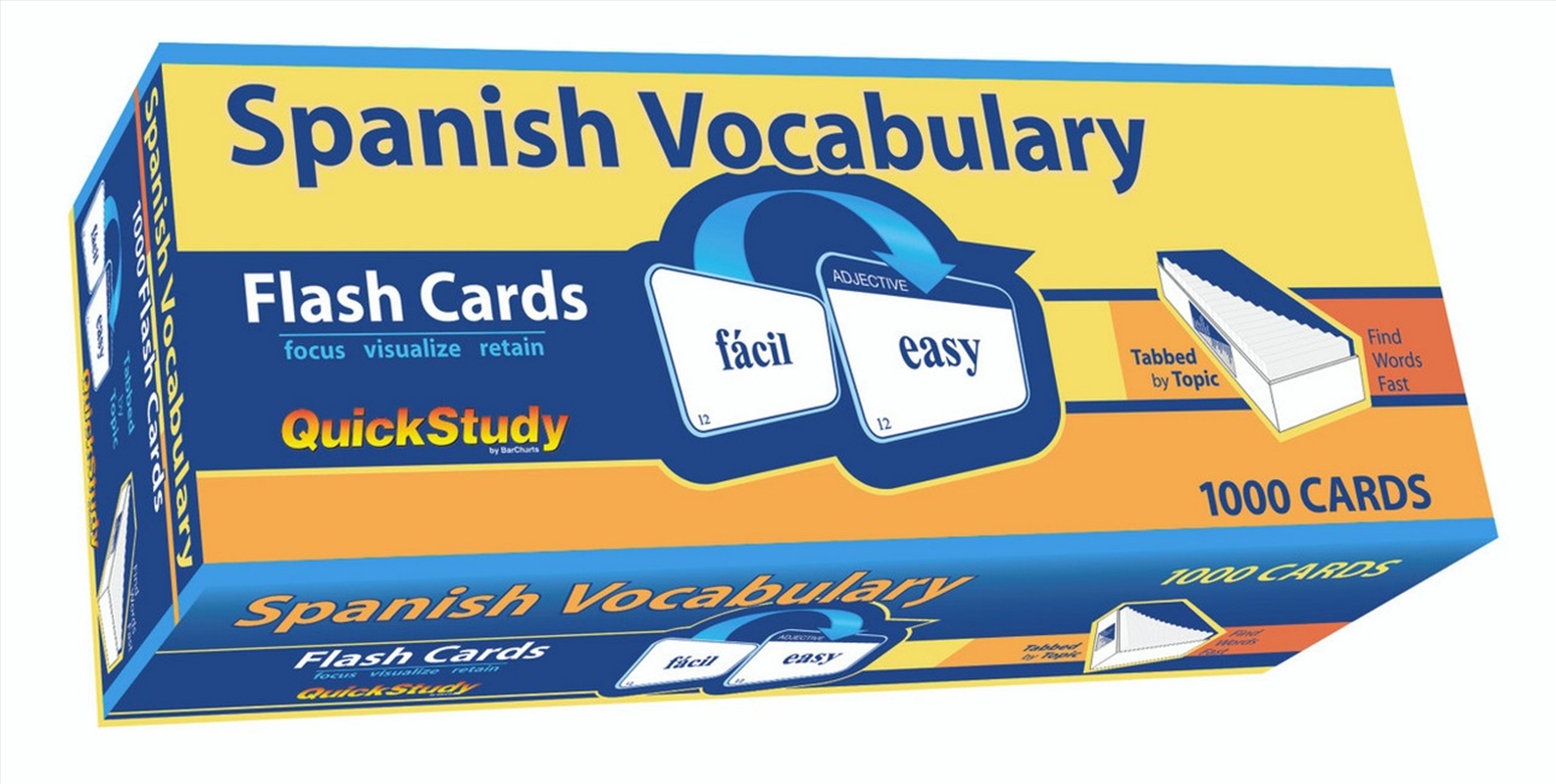 Spanish Vocabulary 1000 Flash Cards/Product Detail/Language & Linguistics