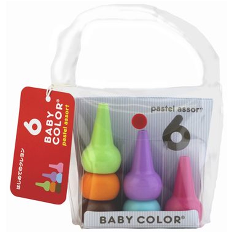 Baby Color Stackable Crayons pastel 6/Product Detail/Toys