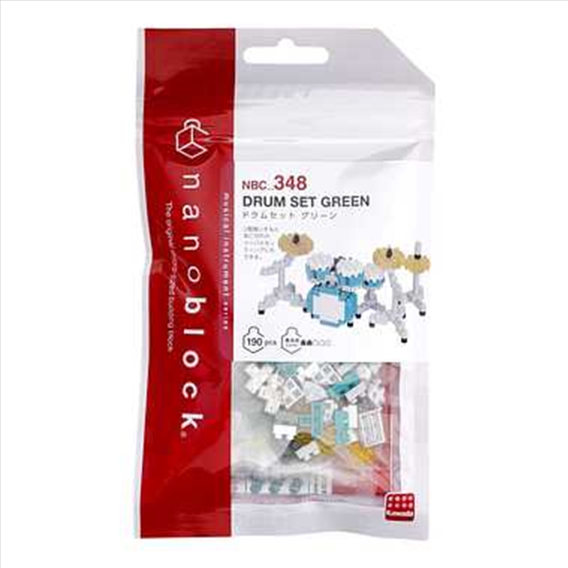 nanoblock - Drum Set Green/Product Detail/Toys