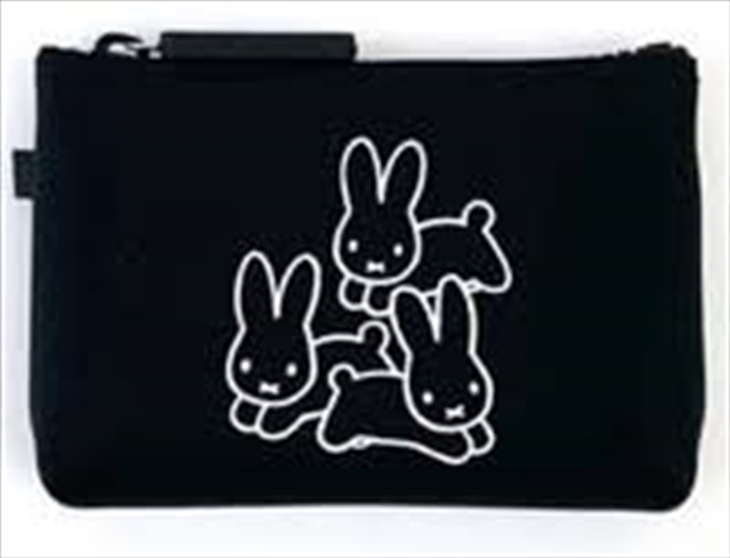 NUU-Small Dick Bruna Miffy Black Zipper Pouch/Product Detail/Bags