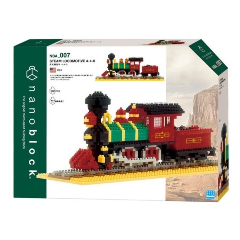 nanoblock - Steam Locomotive 4-4-0/Product Detail/Toys