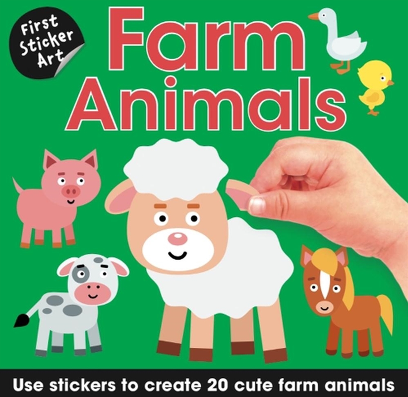 First Sticker Art: Farm Animals/Product Detail/Kids Activity Books