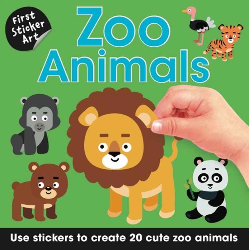 First Sticker Art: Zoo Animals/Product Detail/Kids Activity Books