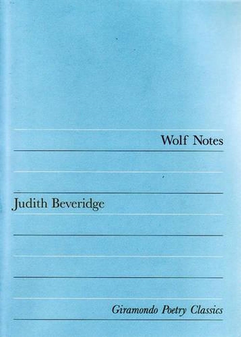 Wolf Notes/Product Detail/Modern & Contemporary