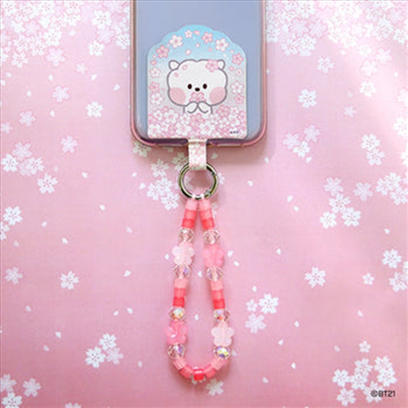 Bt21 - Cherry Blossom Minini Phone Tag Holder Rj/Product Detail/KPOP Merch