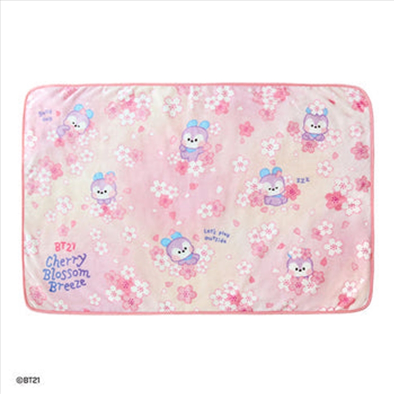 Bt21 - Cherry Blossom Minini Blanket Mang/Product Detail/KPOP Merch