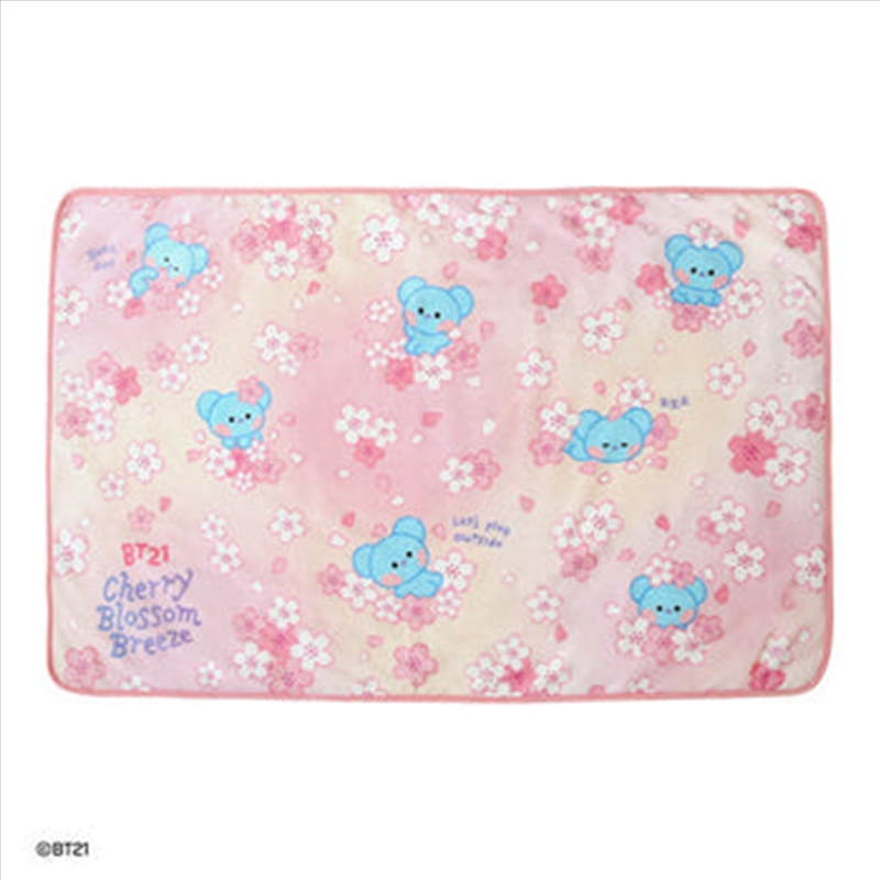 Bt21 - Cherry Blossom Minini Blanket Koya/Product Detail/KPOP Merch
