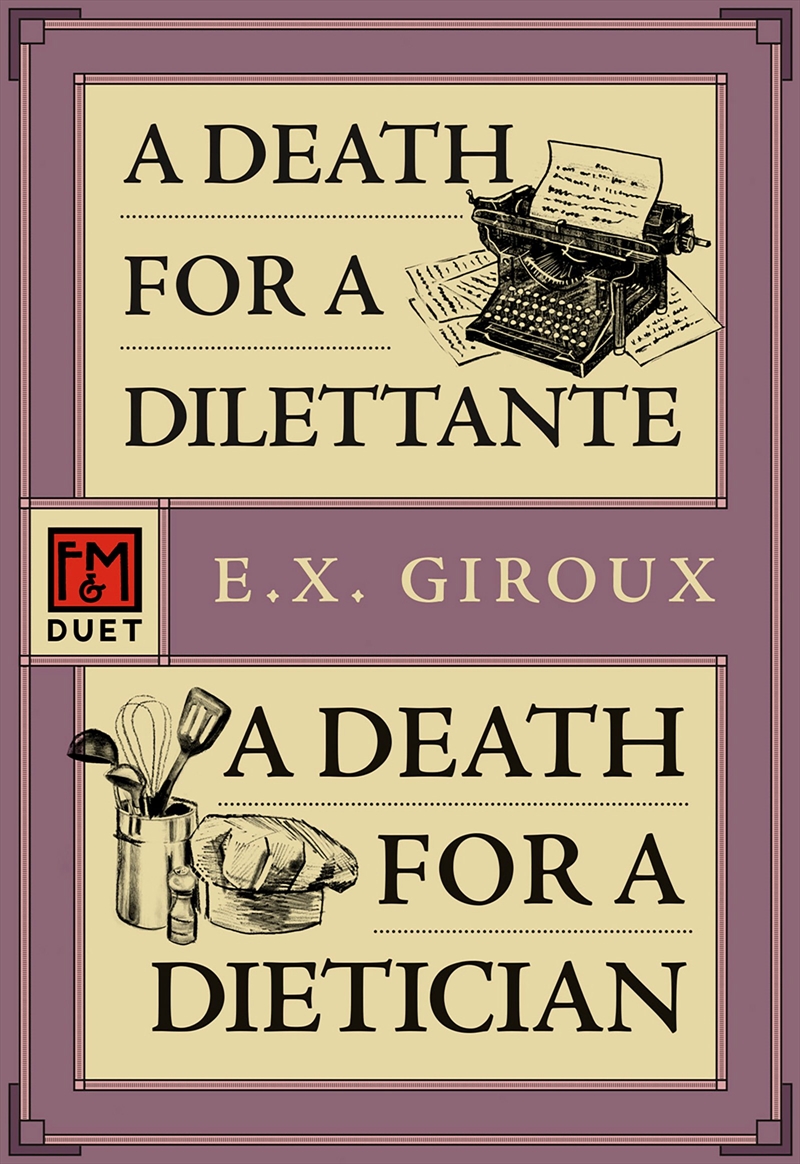 A Death For A Dilettante/A Death For A Dietician/Product Detail/Crime & Mystery Fiction