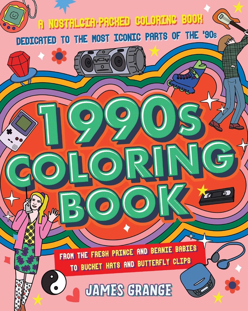The 1990's Coloring Book/Product Detail/Adults Colouring