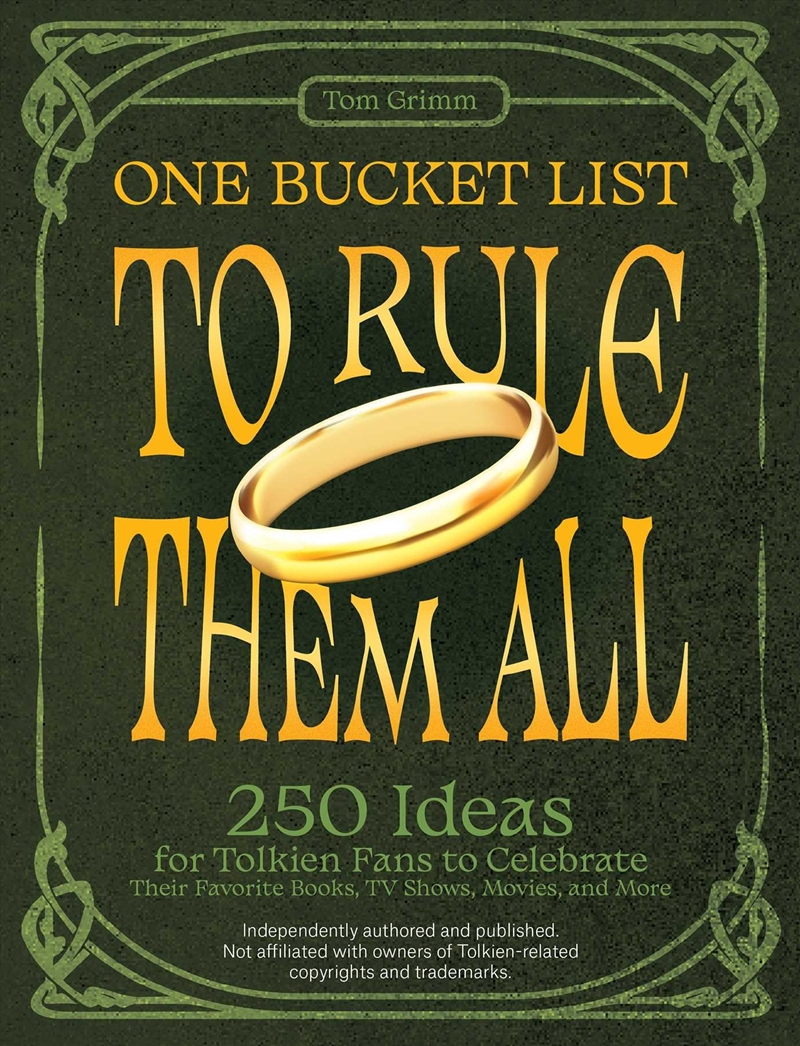 One Bucket List to Rule Them All/Product Detail/Adults Activity Books