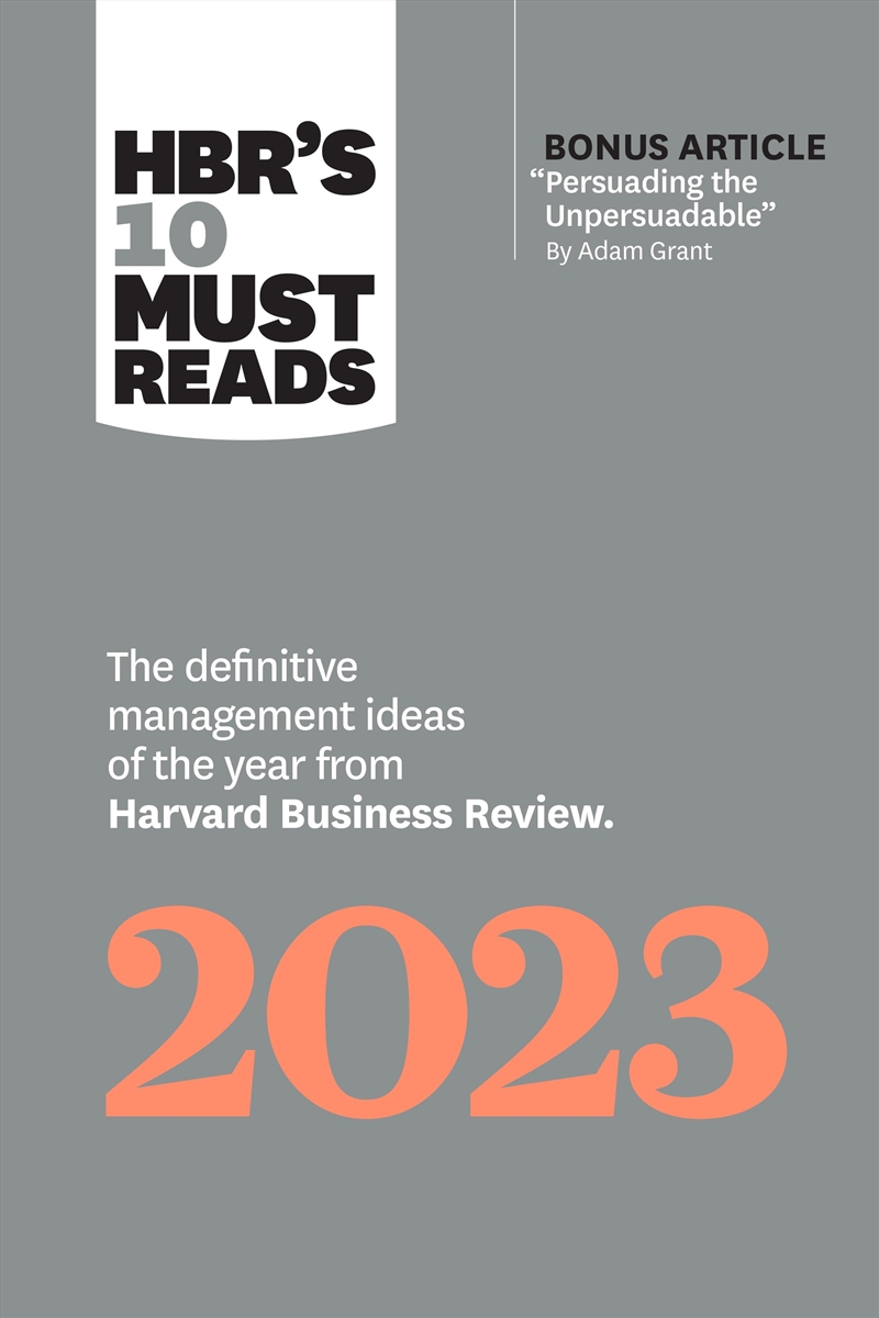 HBR's 10 Must Reads 2023/Product Detail/Business Leadership & Management