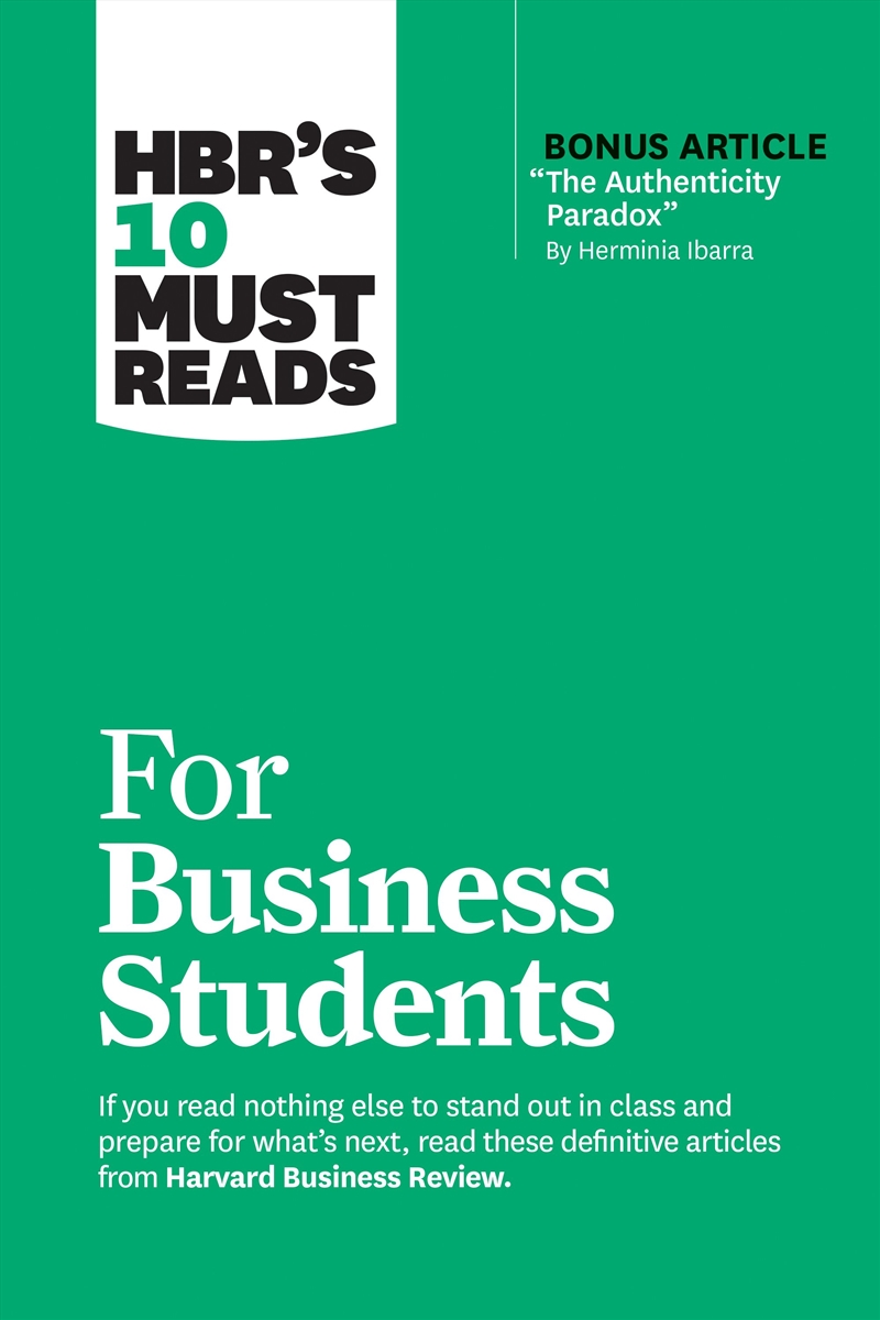 HBR's 10 Must Reads for Business Students/Product Detail/Business Leadership & Management