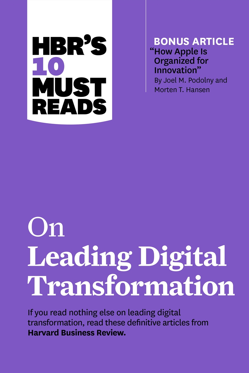 HBR's 10 Must Reads on Leading Digital Transformation/Product Detail/Business Leadership & Management