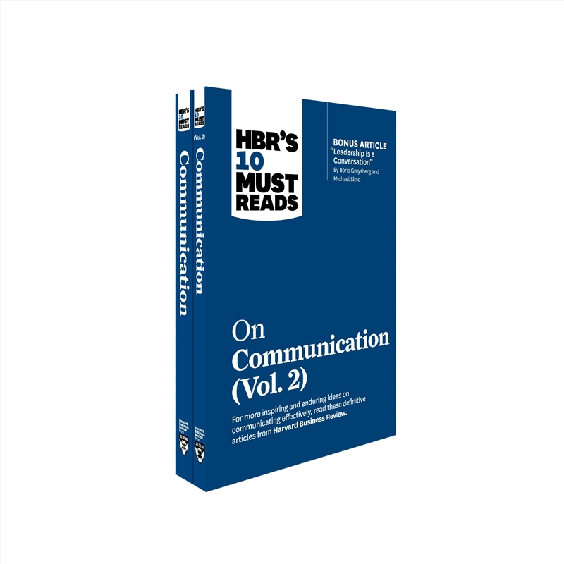 HBR's 10 Must Reads on Communication 2-Volume Collection/Product Detail/Business Leadership & Management