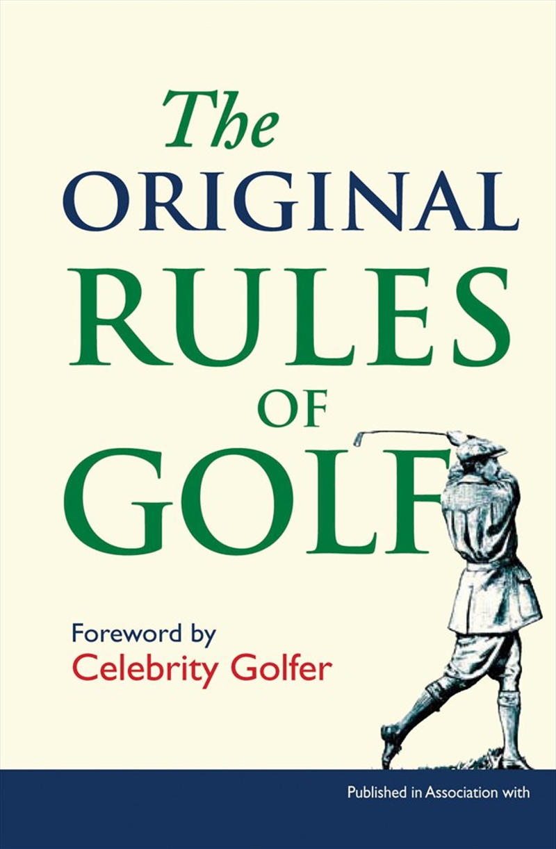 The Original Rules of Golf/Product Detail/Sport & Recreation