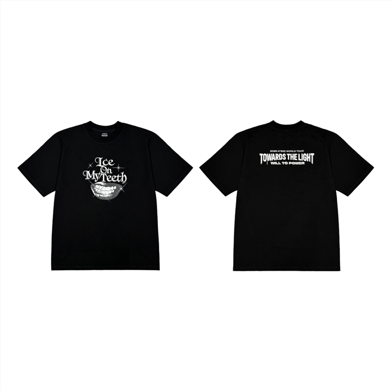 Ateez - Will To Power World Tour Pop-Up Store In Europe Short Sleeve T-Shirt Iomt Ver Xl/Product Detail/KPOP Merch