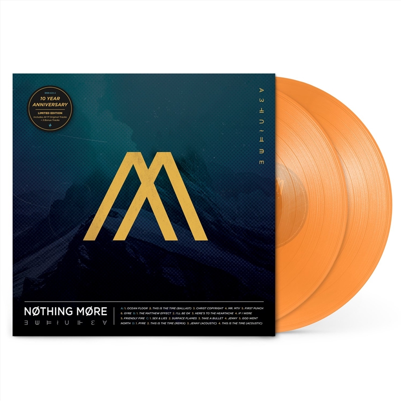 Nothing More 10th Anniversary (2lp-Translucent Orange Vinyl)/Product Detail/Rock/Pop
