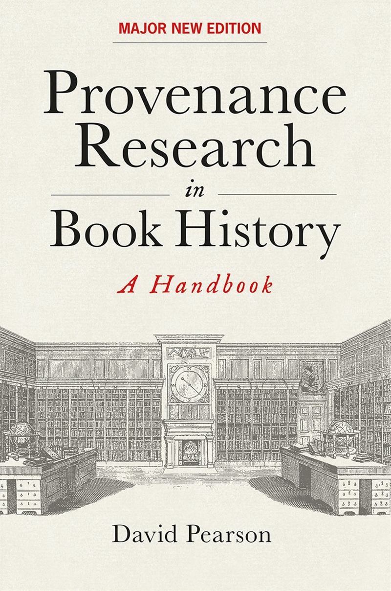 Provenance Research in Book History/Product Detail/Reference & Encylopaedias