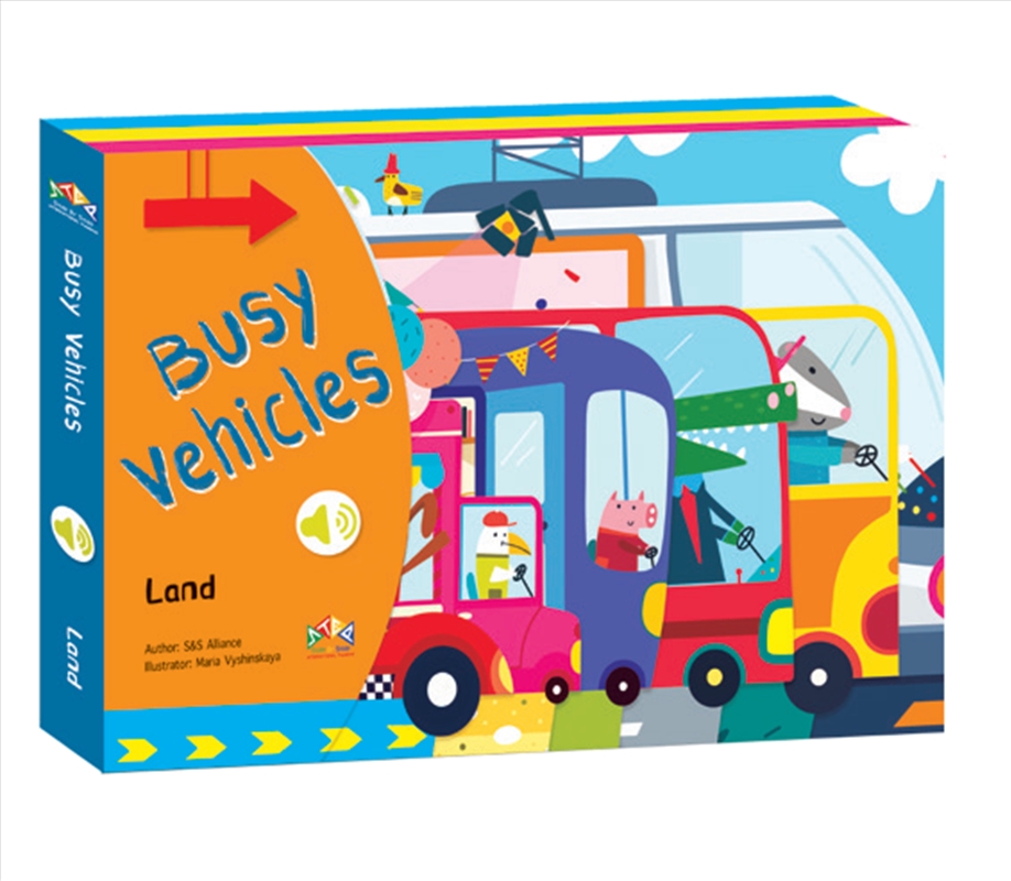 Busy Vehicles: Land/Product Detail/Early Childhood Fiction Books